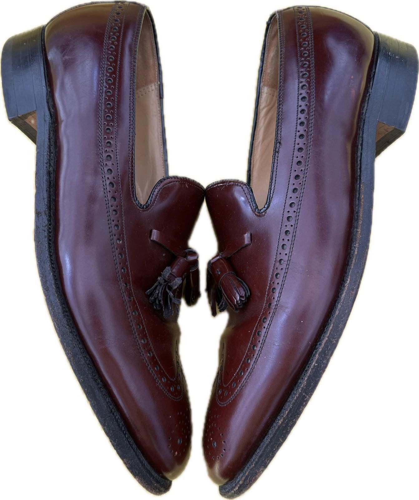 Leather Loafers Men 10.5 Johnston Murphy Aristocrat