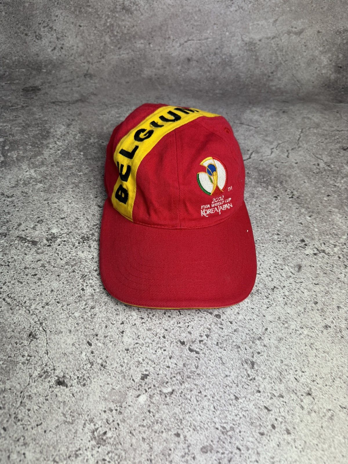 ウェア 2002 FIFA WORLD CAP Vintage 2002 FIFA World Cup Korea Japan Dark Blue Cap (One