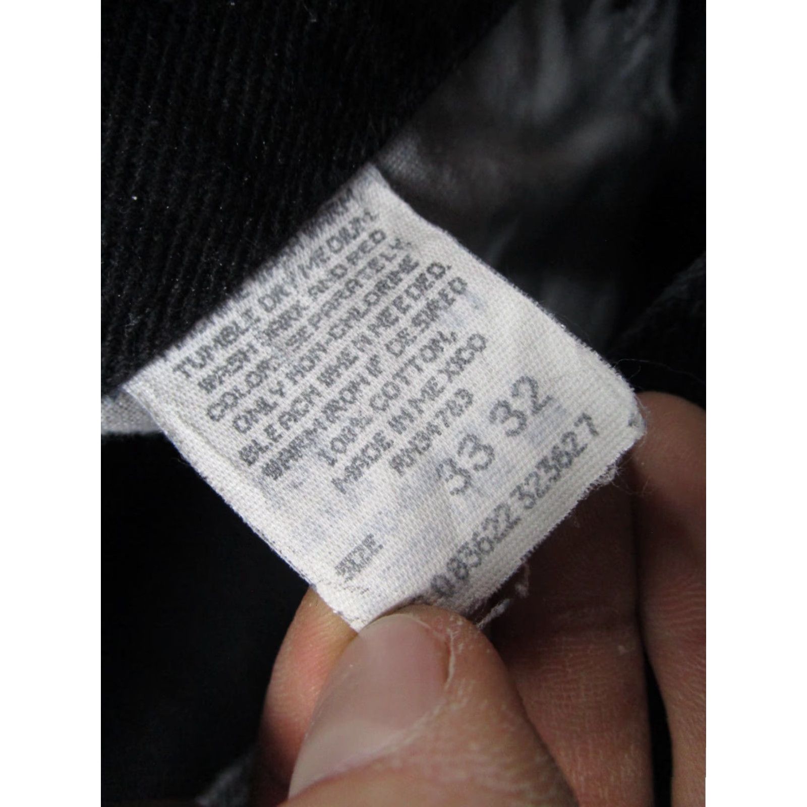 Lee VINTAGE Lee Jeans Mens 5-Pocket Denim Straight Black Cotton 31 Inseam 33x32 Size 33 Rise Mid 10-12 in Regular Zip Size US 33 - 3 Thumbnail