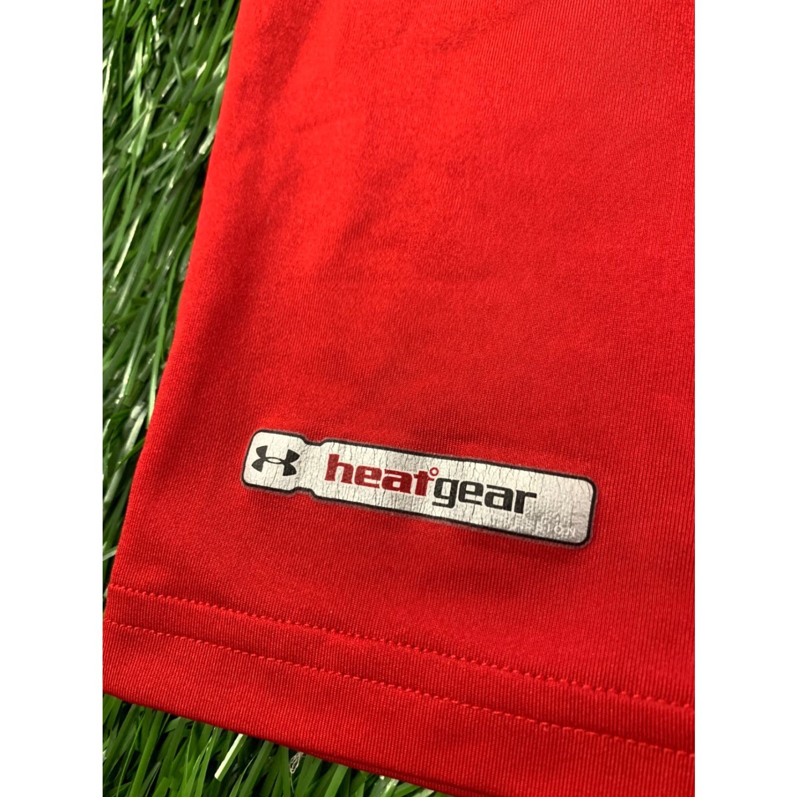 Under Armour Under Armour HeatGear Shirt Jersey Mens Training Compression T-Shirt Red L 2014 Sportswear CrossFit Activewear Short Sleeve Crew Neck Size US L / EU 52-54 / 3 - 4 Thumbnail