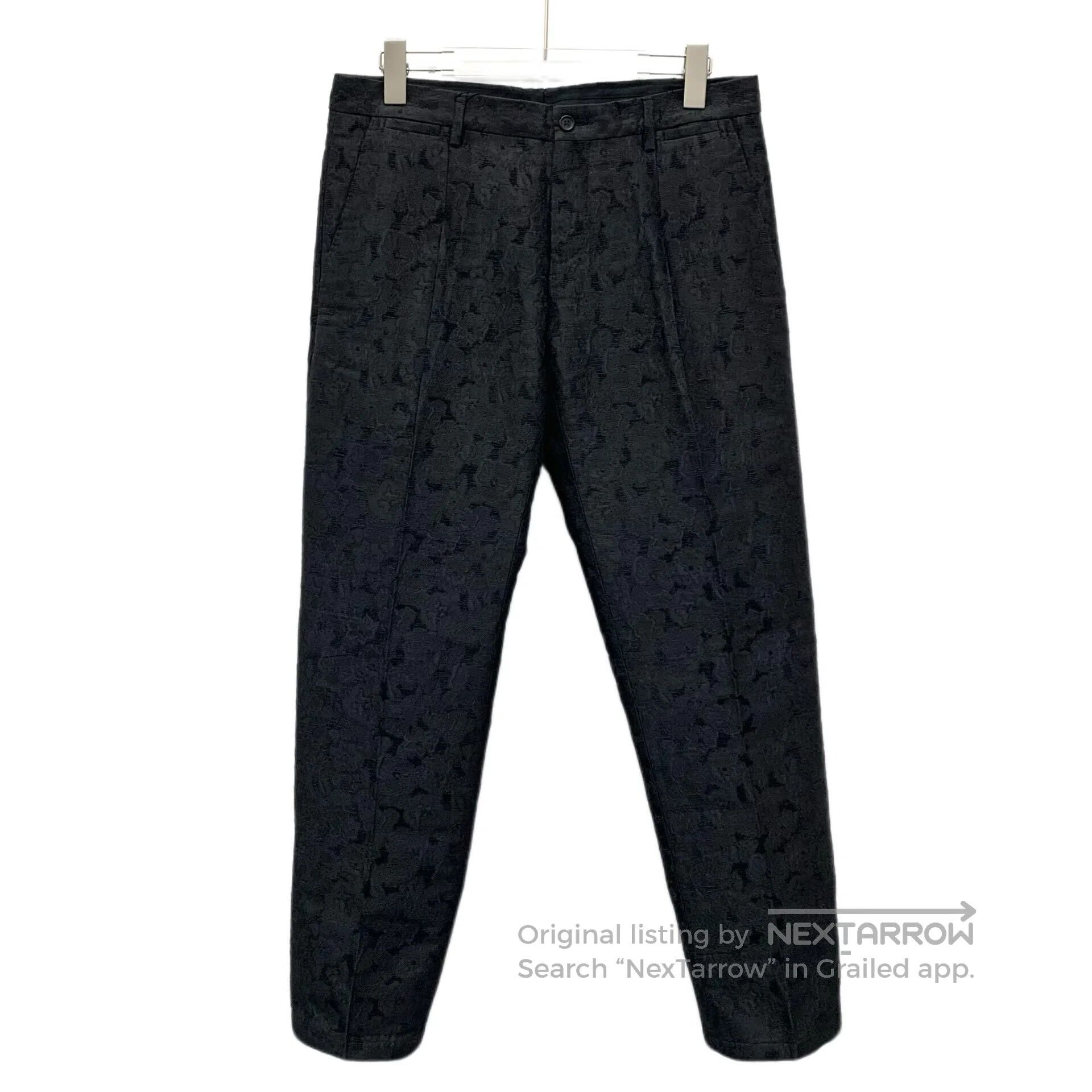 Dolce & Gabbana Dolce Gabbana Black lace floral embroidery casual long pan Size US 30 / EU 46 - 1 Thumbnail