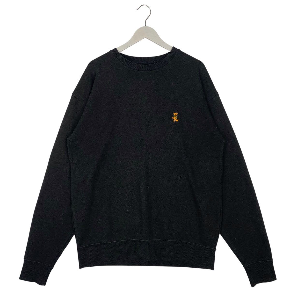 Vintage 90s Polar Bear Christmas Printed Crewneck Black