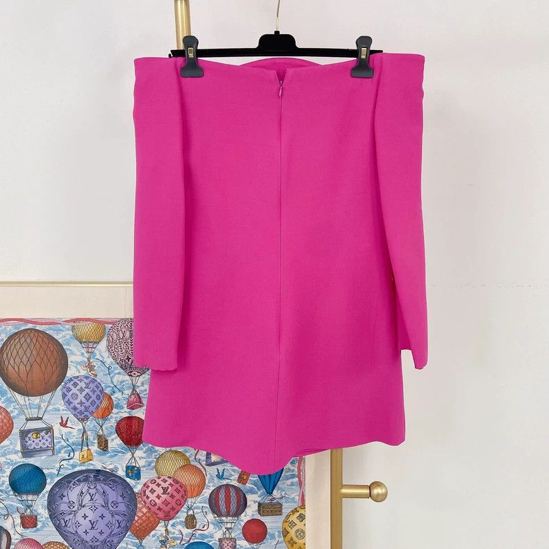 Valentino Valentino Pink one-shoulder dress Size S / US 4 / IT 40 - 6 Thumbnail