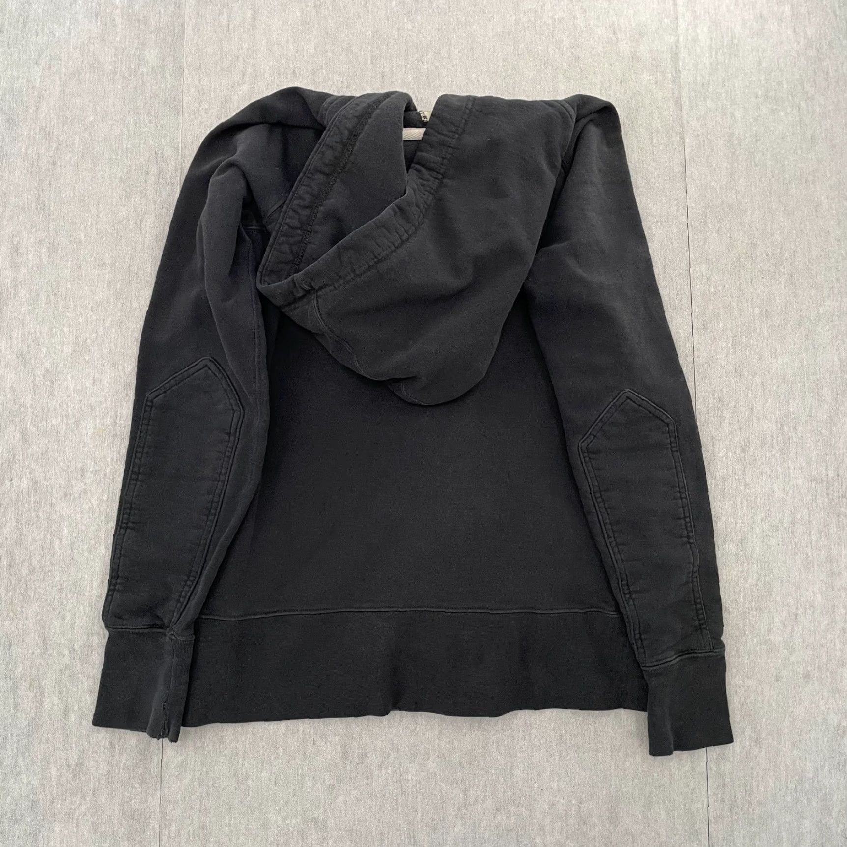 Vintage American Giant Hoodie Womens Medium Black Full Zip Heavyweight Pockets USA Made Size M / US 6-8 / IT 42-44 - 2 Thumbnail