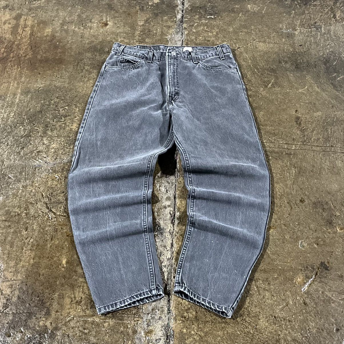 Levi's × Vintage Crazy Vintage 90s Levi's 550 Faded Black Essential Jeans Size US 34 / EU 50 - 2 Thumbnail