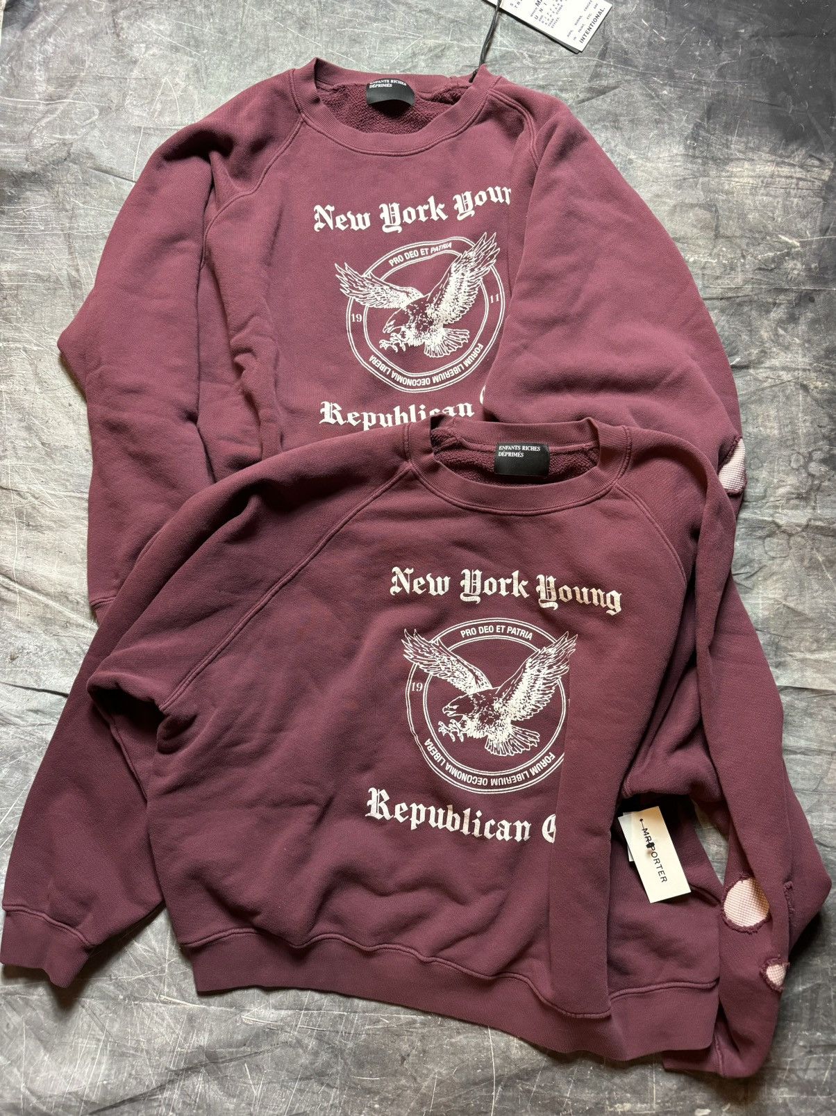 Enfants Riches Deprimes Enfants Riches Deprimes NY Young Republican Club Sweatshirt Size US XL / EU 56 / 4 - 2 Thumbnail