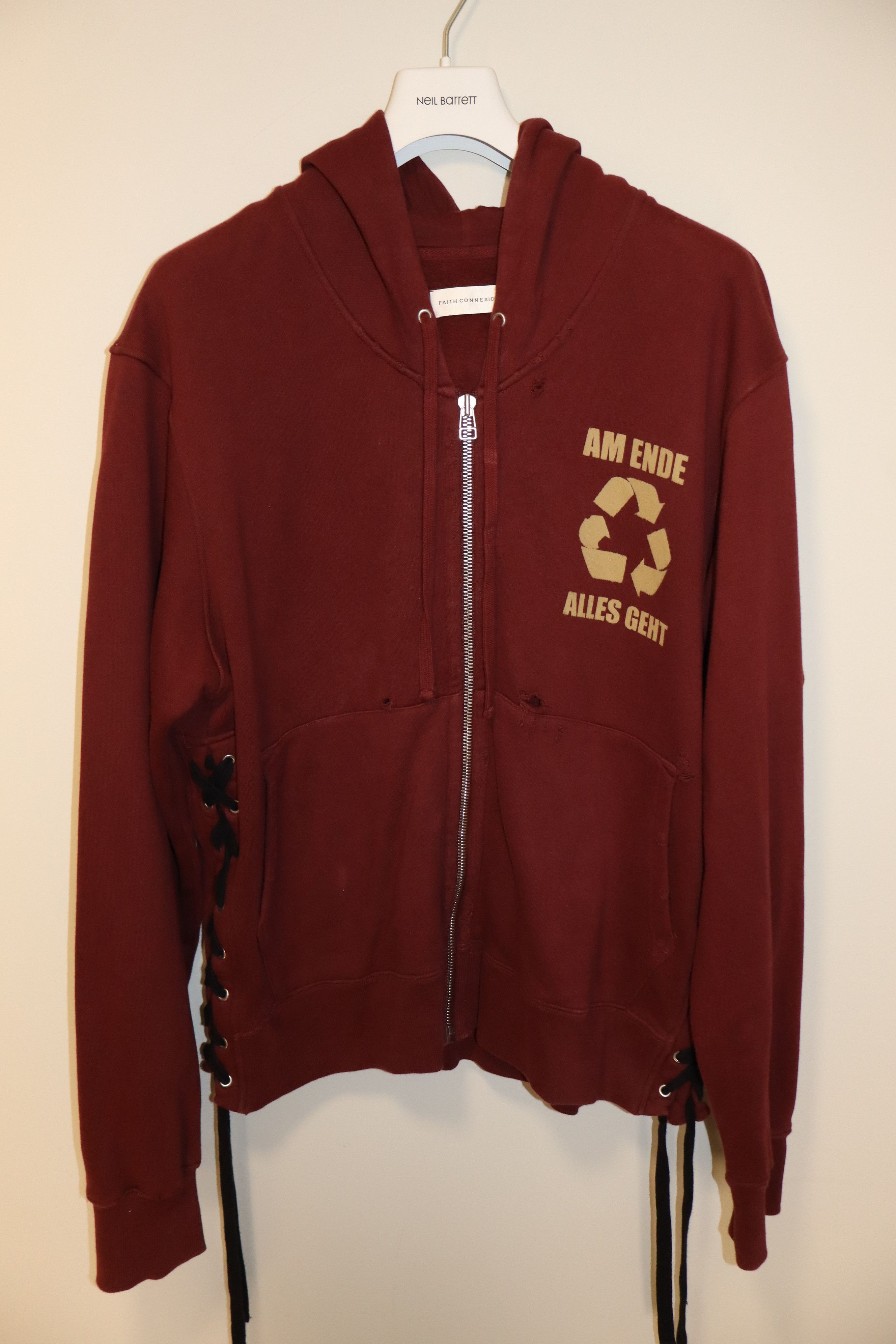 Faith Connexion Oversized laced hoodie Size US XS / EU 42 / 0 - 1 Thumbnail