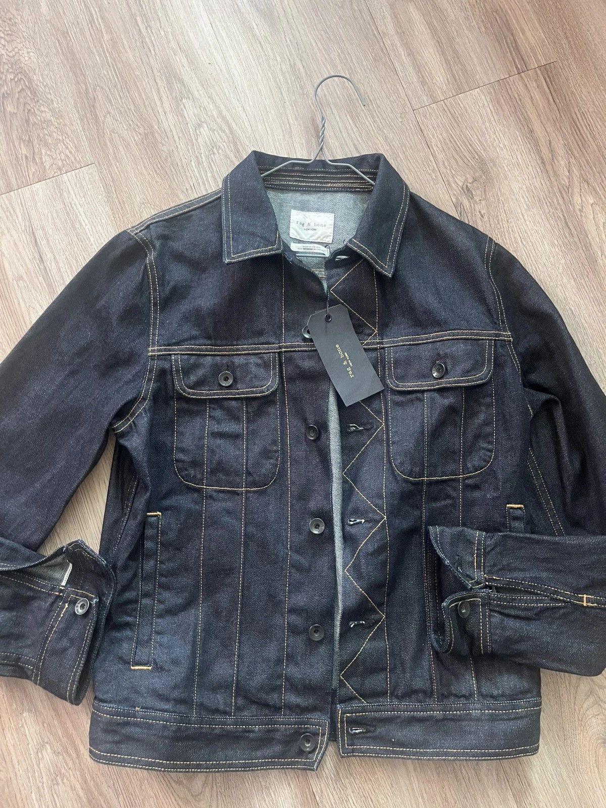 Rag & Bone Rag & Bone Denim Jacket salvedge Size US S / EU 44-46 / 1 - 1 Thumbnail