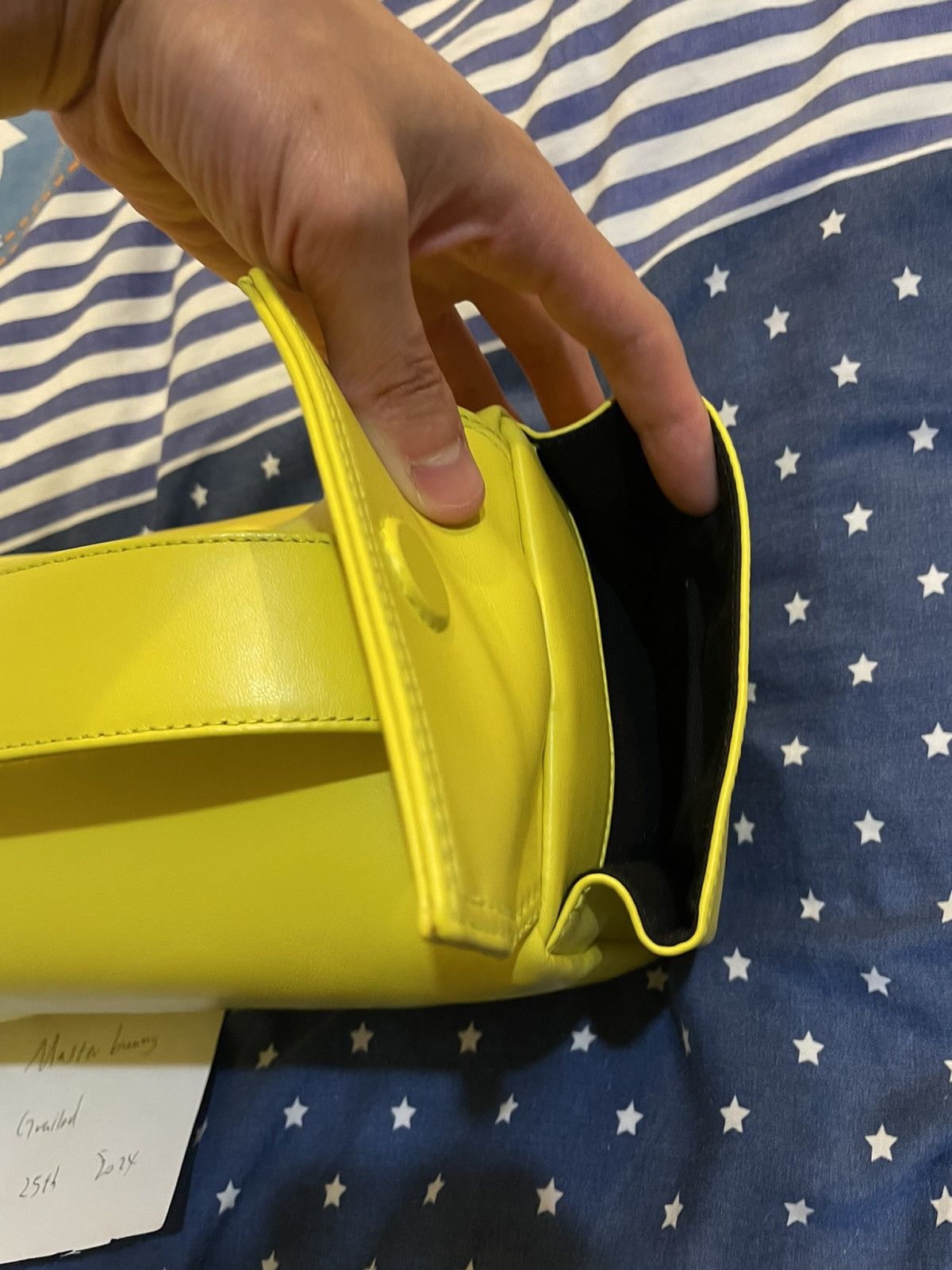 Sunnei Sunnei runway yellow leather crossbody bag Size ONE SIZE - 6 Thumbnail