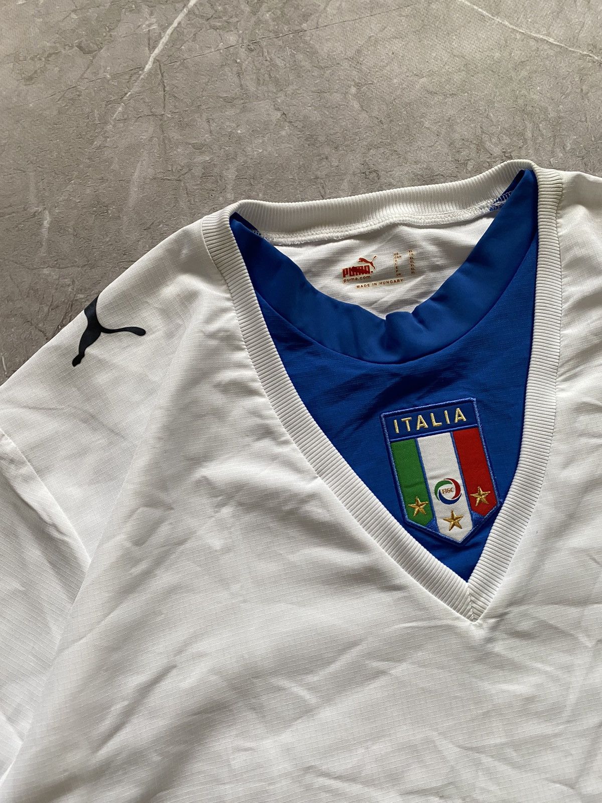 Neil Barrett × Puma Vintage 2006-08 Puma & Neil Barrett Italy Away Soccer Jersey Size US XL / EU 56 / 4 - 4 Thumbnail