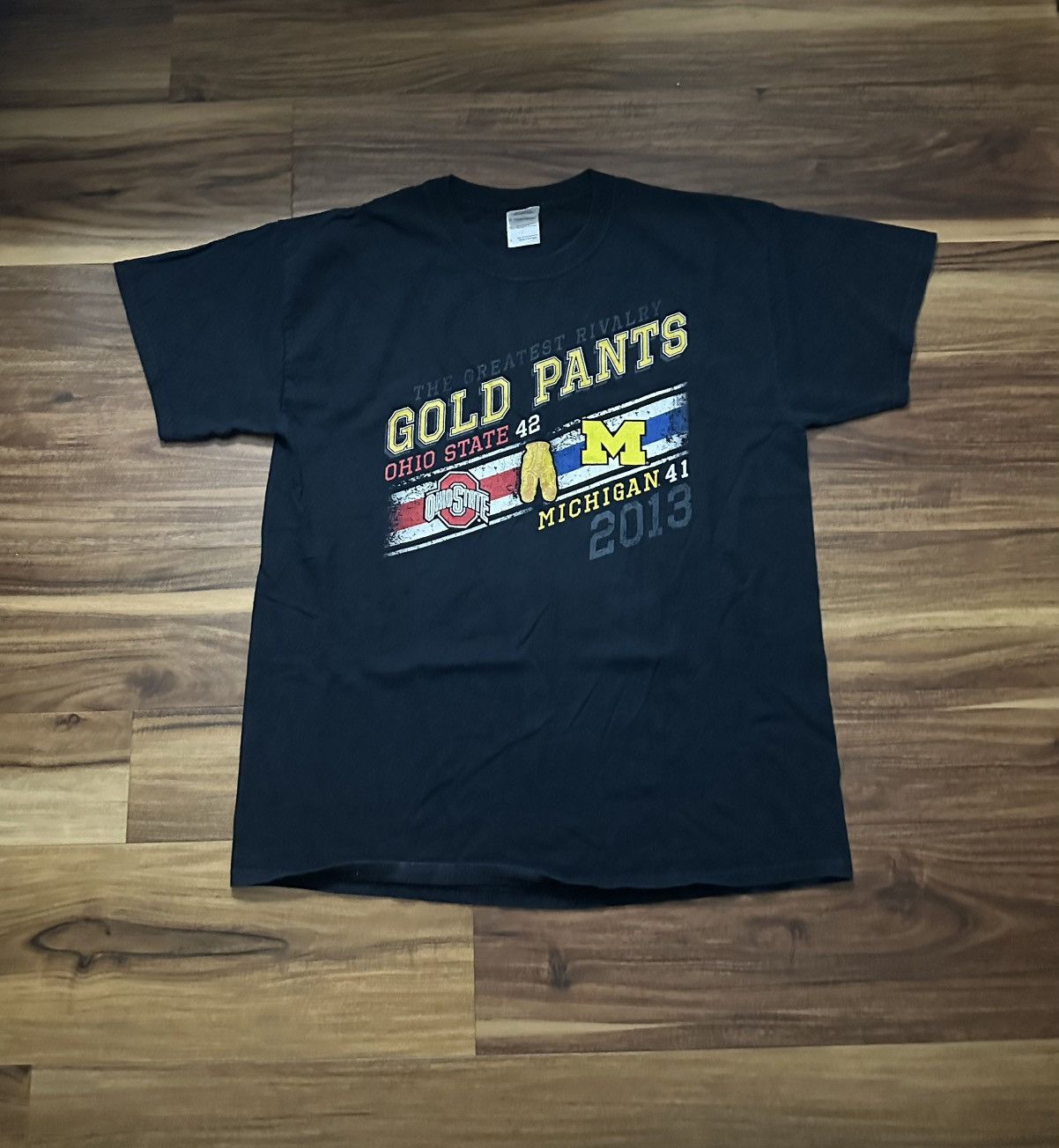 Gildan Vintage Ohio State vs Michigan Tee Size US L / EU 52-54 / 3 - 1 Thumbnail