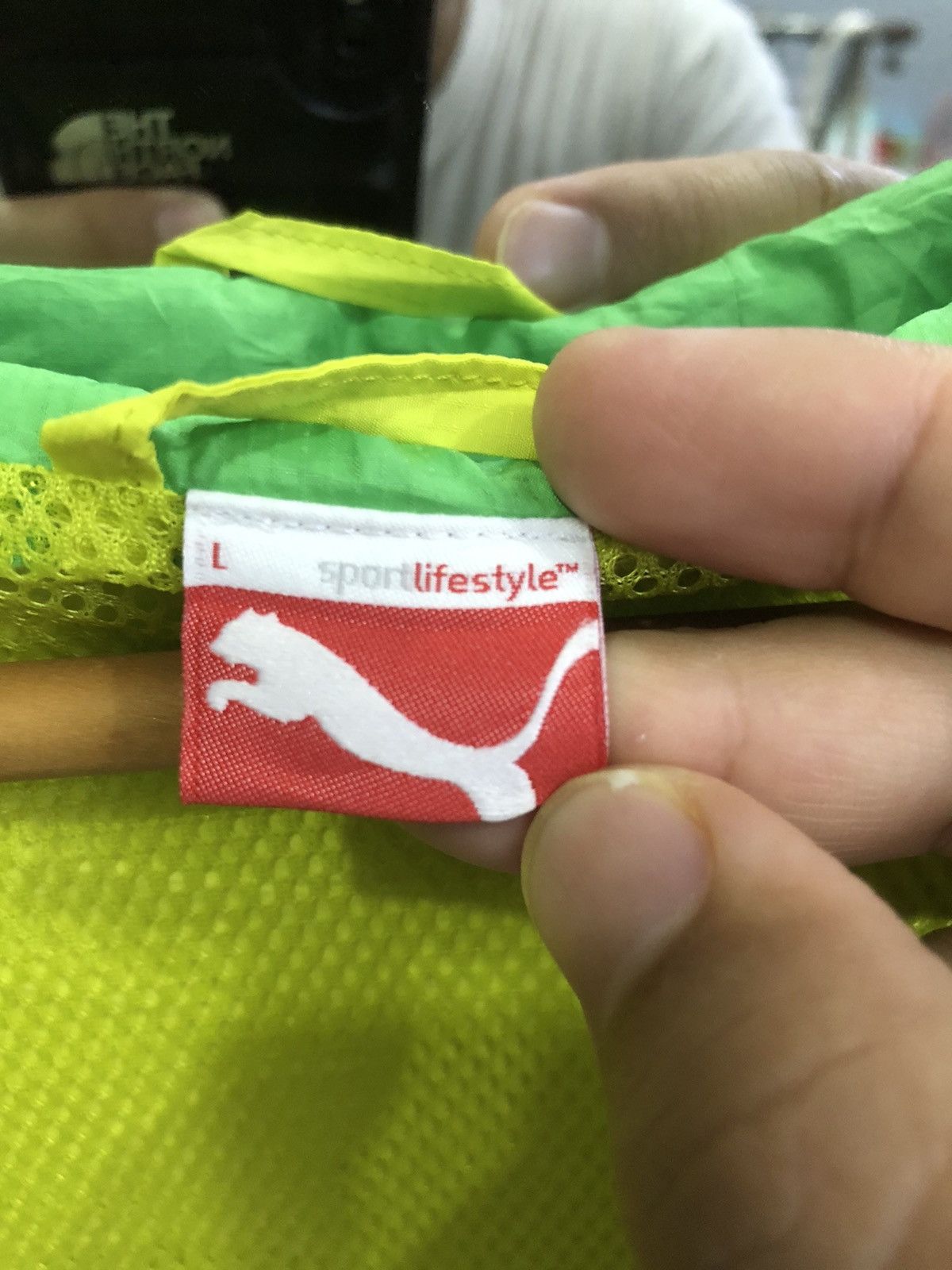 Puma Puma Neon Green / Yellow Windbreaker Jacket Size US S / EU 44-46 / 1 - 8 Thumbnail