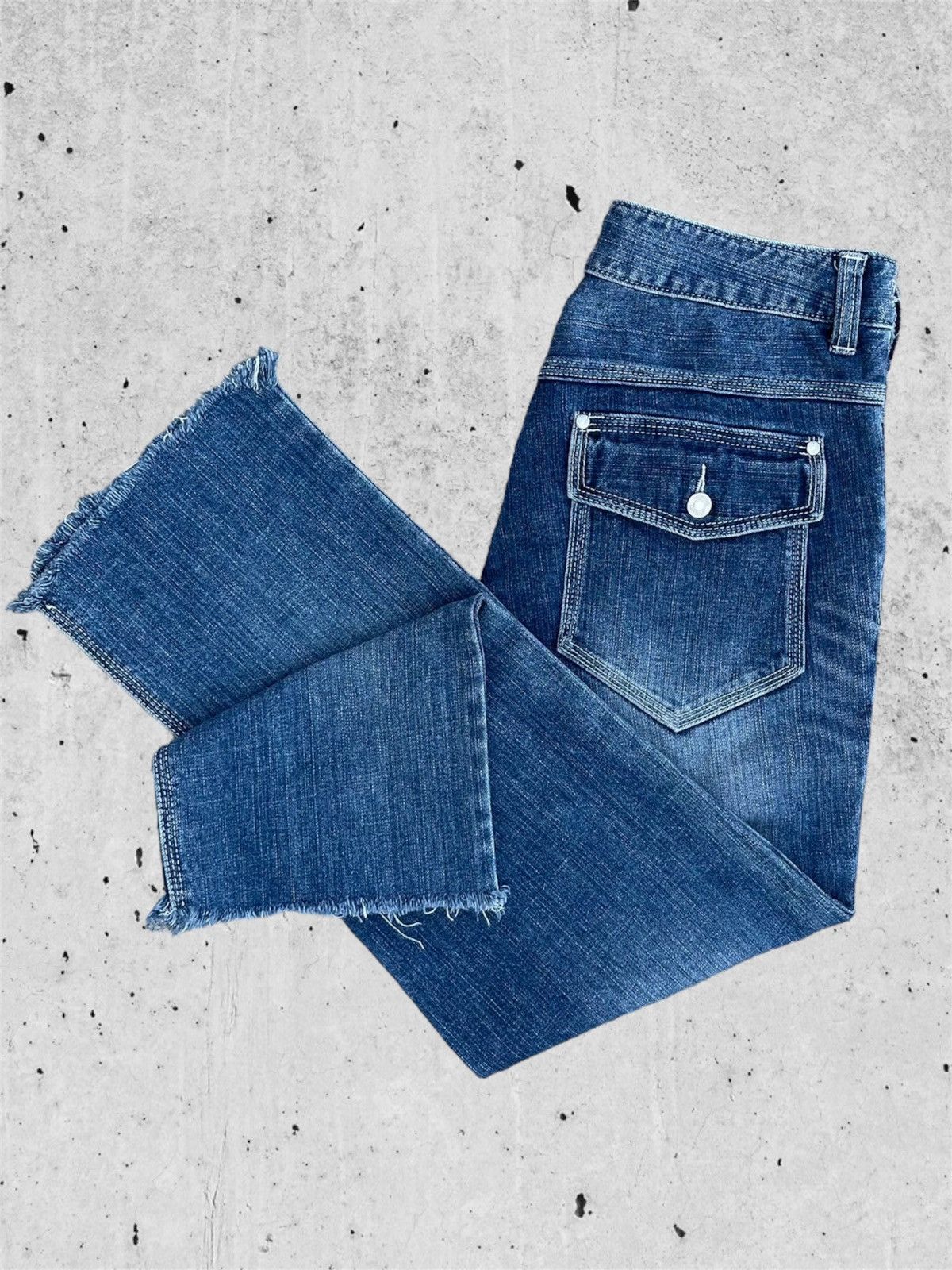 Japanese Brand 🔥 Appena Due Distressed Denim Streetwear W32🔥 Size US 32 / EU 48 - 18 Thumbnail