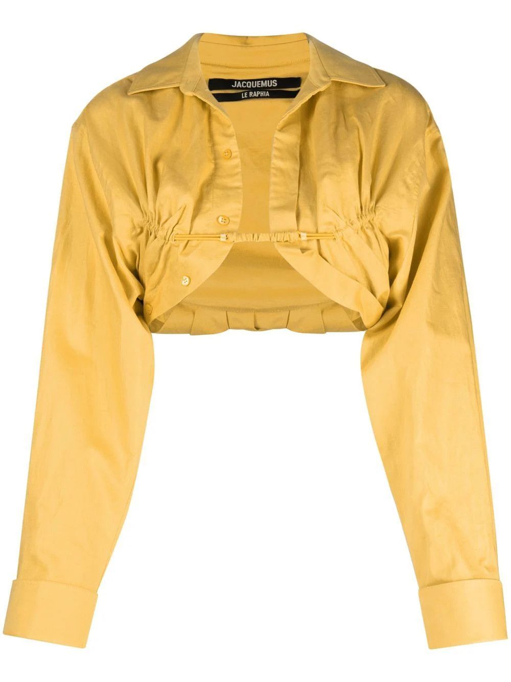 o1mle0824 La Chemise Machou Shirt in Yellow