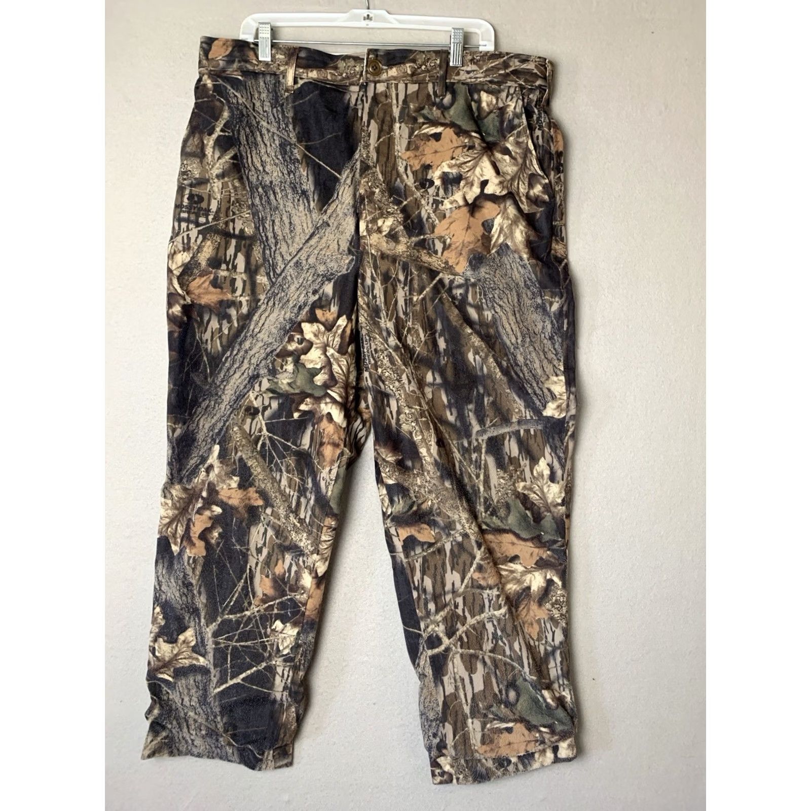Vintage VINTAGE L.L. Bean Pants Mens 40x29 Camo Goretex Lined Hunting Mossy Oak Break Up Chino Straight Fall Winter Spring 80s 90s USA Mens Size US 40 / EU 56 - 2 Thumbnail