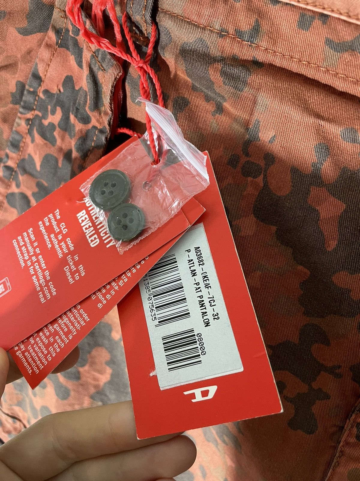 Diesel Diesel P- ATLAN - PAT multipocket cargo pants Size US 32 / EU 48 - 10 Thumbnail