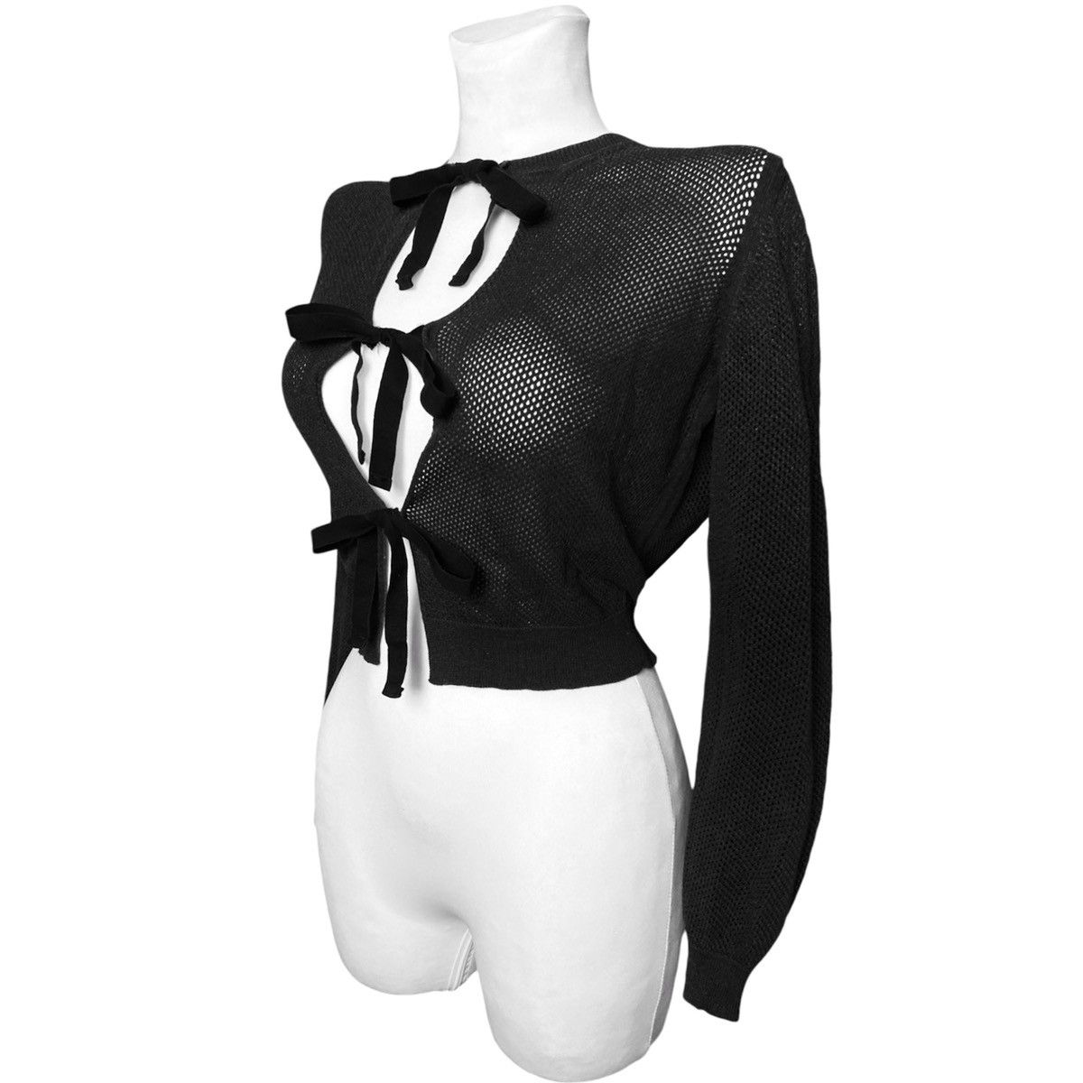 Prada Archive Spring Summer 2009 Prada Collection sweater with Bow Size S / US 4 / IT 40 - 3 Thumbnail