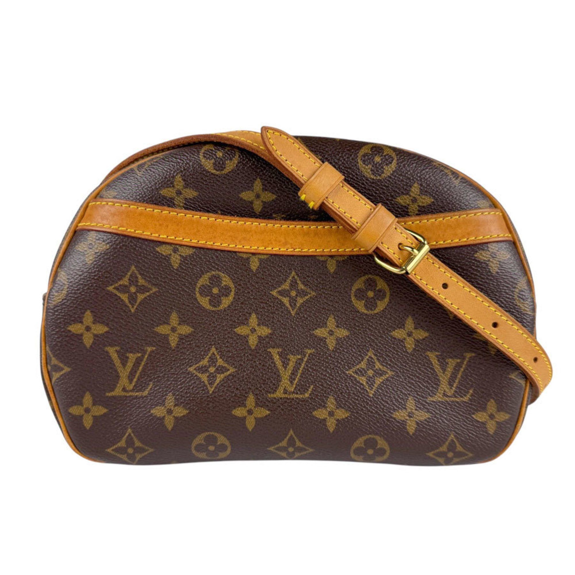 Louis Vuitton Monogram Blois Shoulder Bag in Canvas, Brown and