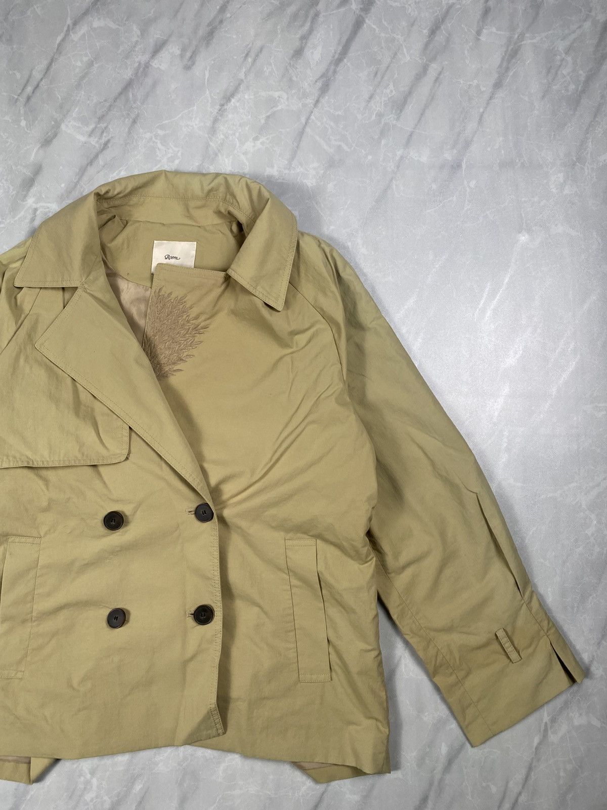 Japanese Brand Maison de_Roem Light Cropped Trench Coat Size M / US 6-8 / IT 42-44 - 2 Thumbnail
