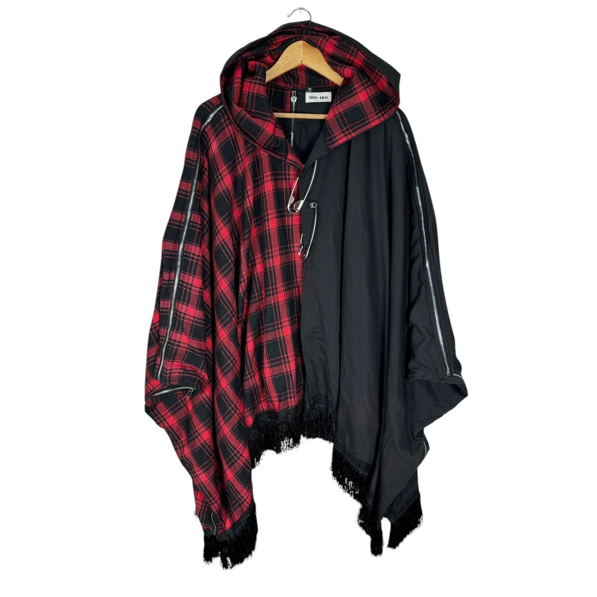 If Six Was Nine 🌟IRO + IRO HOODIE PONCHO GOTHIC JACKET Size M / US 6-8 / IT 42-44 - 1 Thumbnail