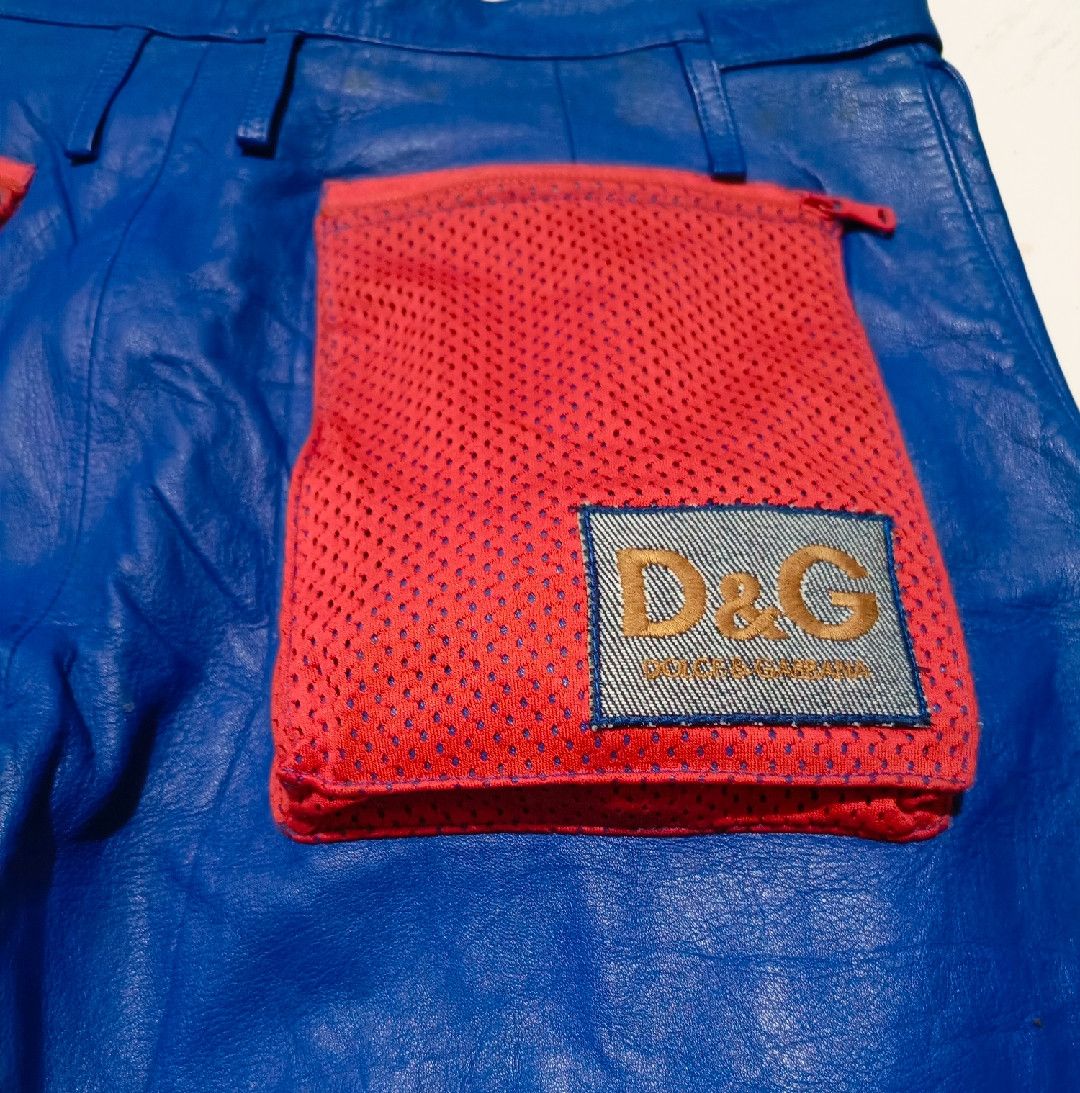 Dolce & Gabbana ✨Gorgeous Commando Detachable Leather Rider Cargo Pants Size US 34 / EU 50 - 3 Thumbnail