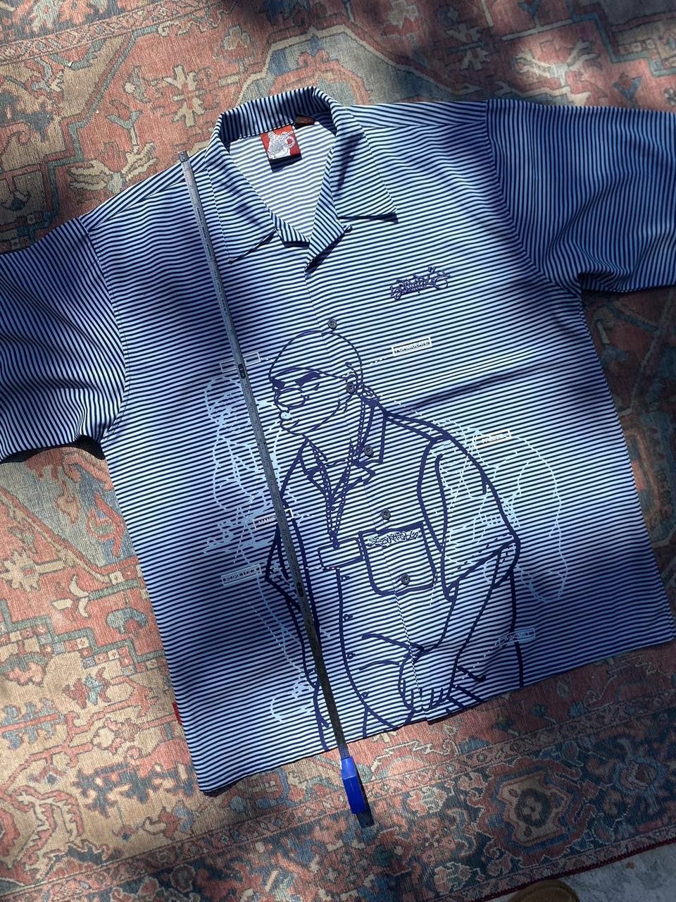 Southpole 90s Blue South Pole Graphic Button Down Tee XXL Size US XXL / EU 58 / 5 - 5 Thumbnail