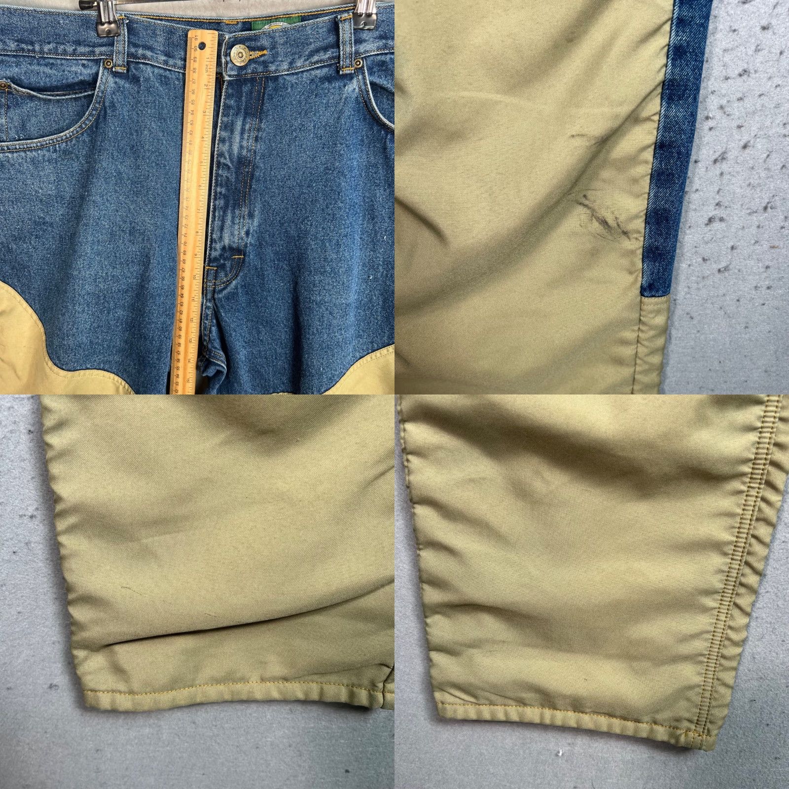 Vintage Cabela's Mens Pants Denim Nylon 42 x 30 Two-Tone Outdoor Straight Jeans Modern Vintage: No Size US 42 / EU 58 - 8 Thumbnail