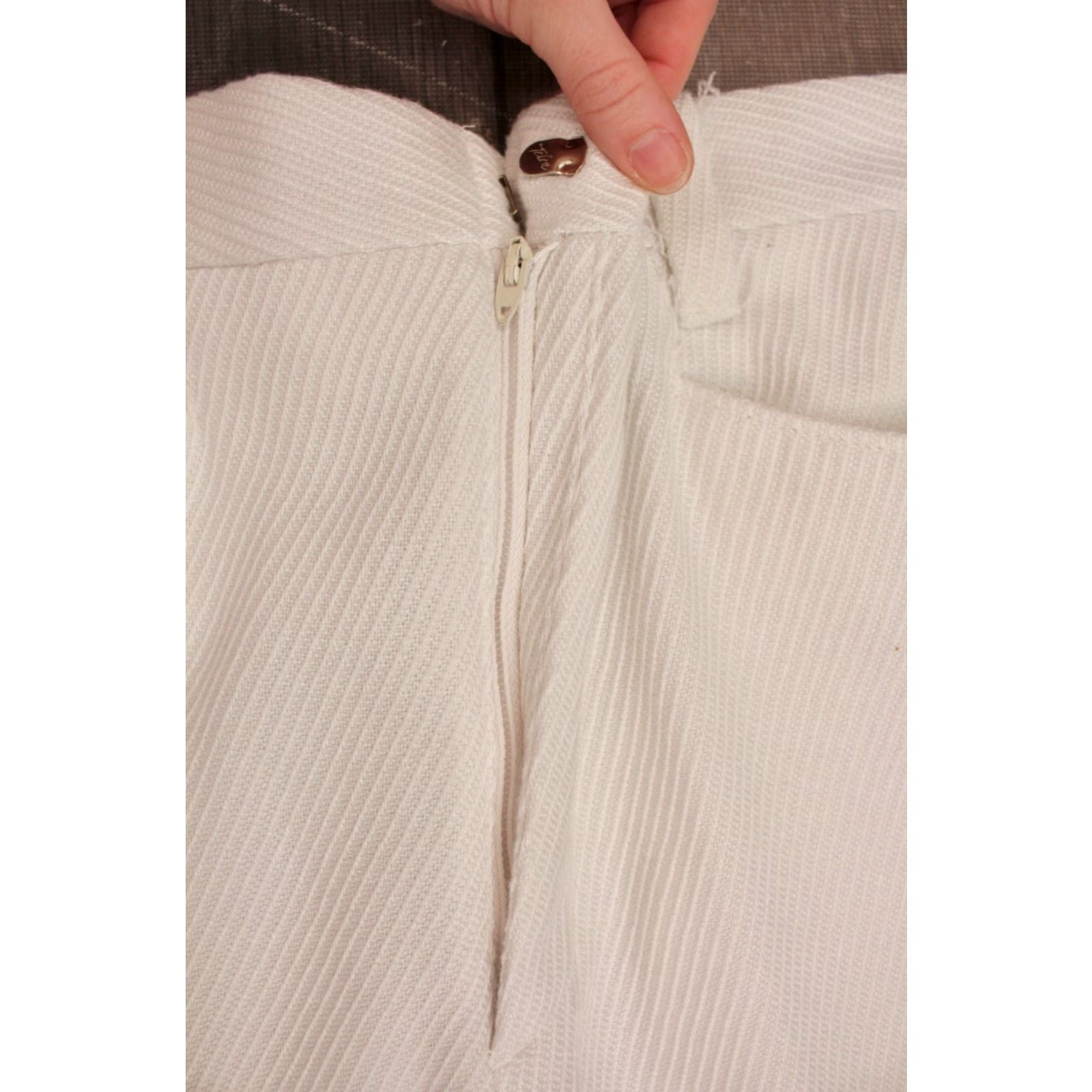 Levi's Levi's 60s White Sta-Prest Slacks Flared Pants 32x28.5 Vintage Levi's Slacks Mens 1960s Size US 32 / EU 48 - 6 Thumbnail