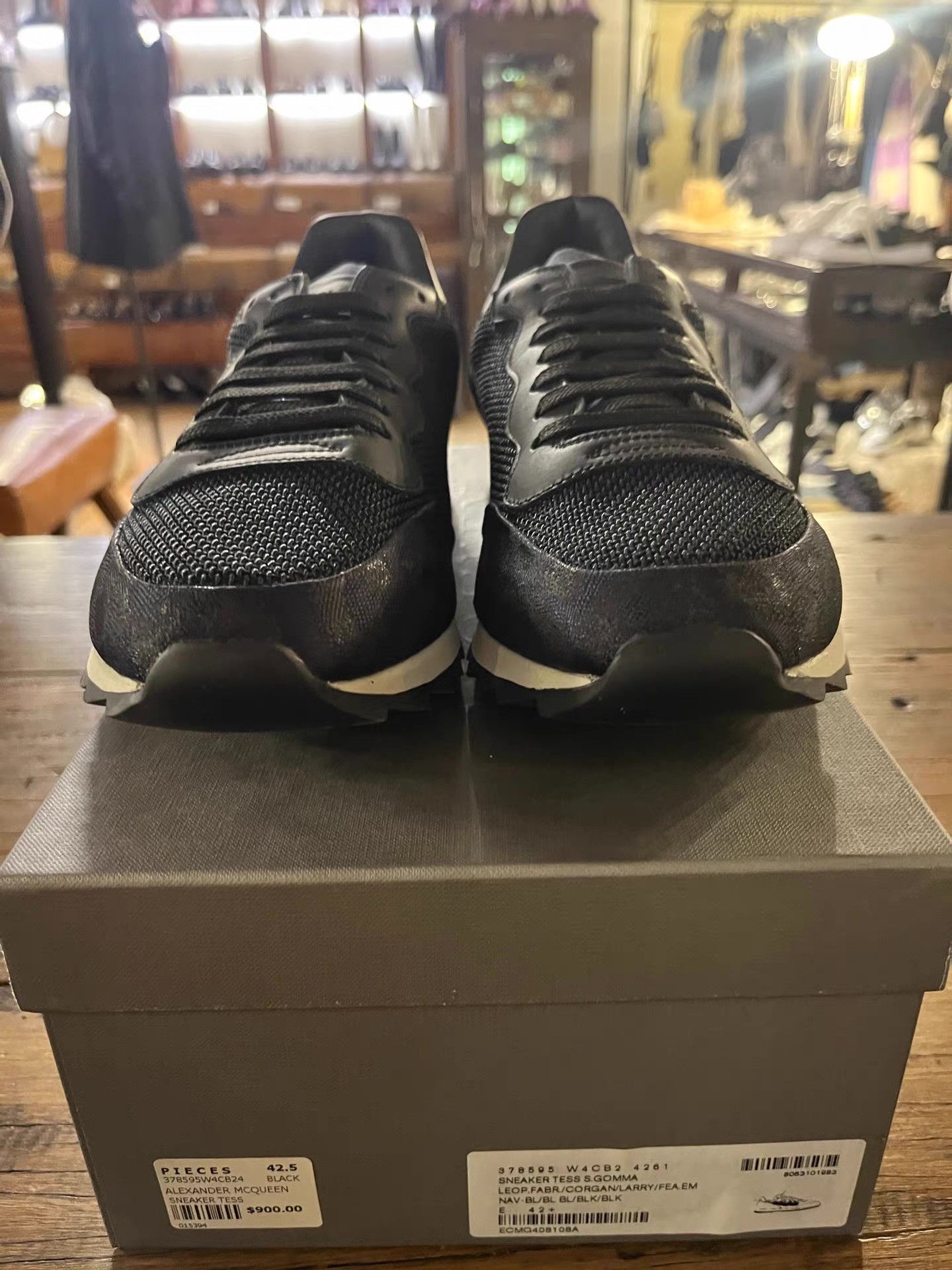 Alexander McQueen Alexander McQueen 15SS Men’s Feather‑Print Sneakers Ｑ25 Size US 7 / EU 40 - 1 Thumbnail