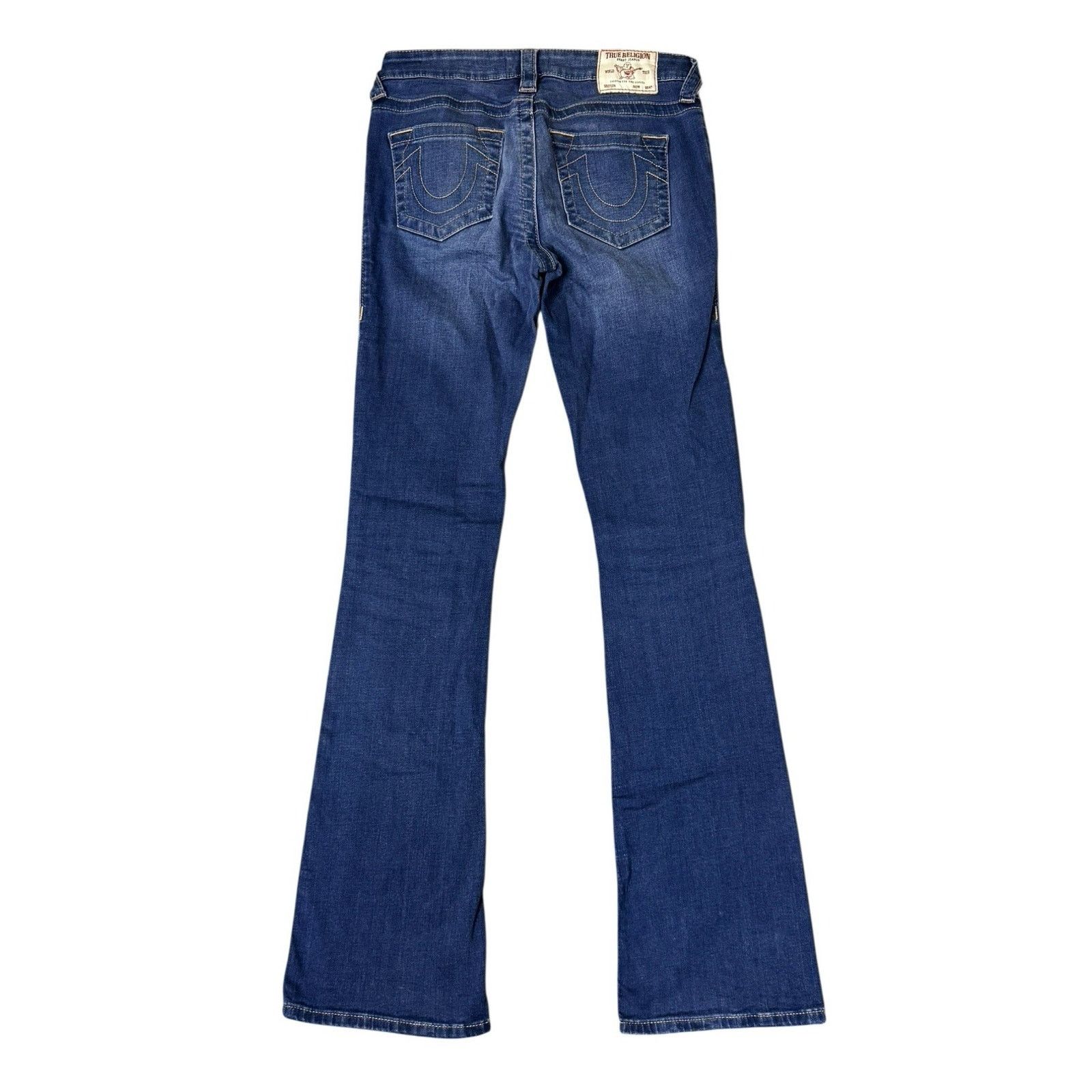 True Religion TRUE RELIGION Becca Mid Rise Bootcut Jeans Horseshoe Stitch Size 27" / US 4 / IT 40 - 5 Thumbnail