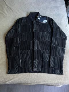 Louis Vuitton x Nigo Monogram Trunkstripes Kimono Jacket Indigo