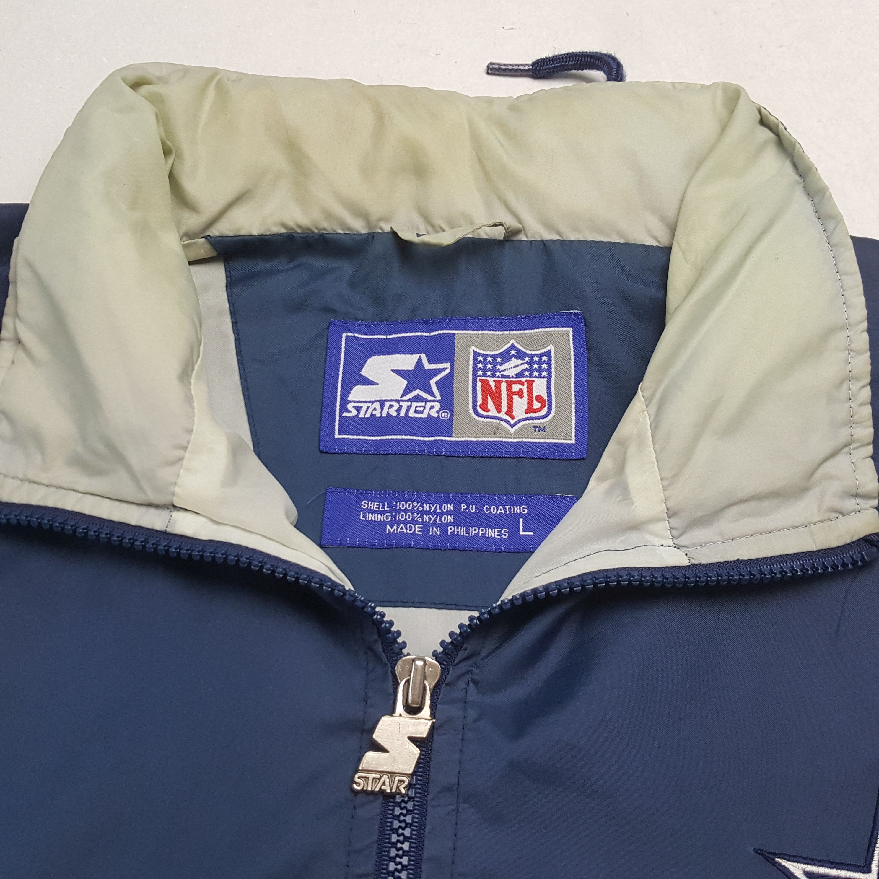 NFL Vintage Cowboys American Football NFL Team Jacket C302N5 Size US XL / EU 56 / 4 - 7 Thumbnail