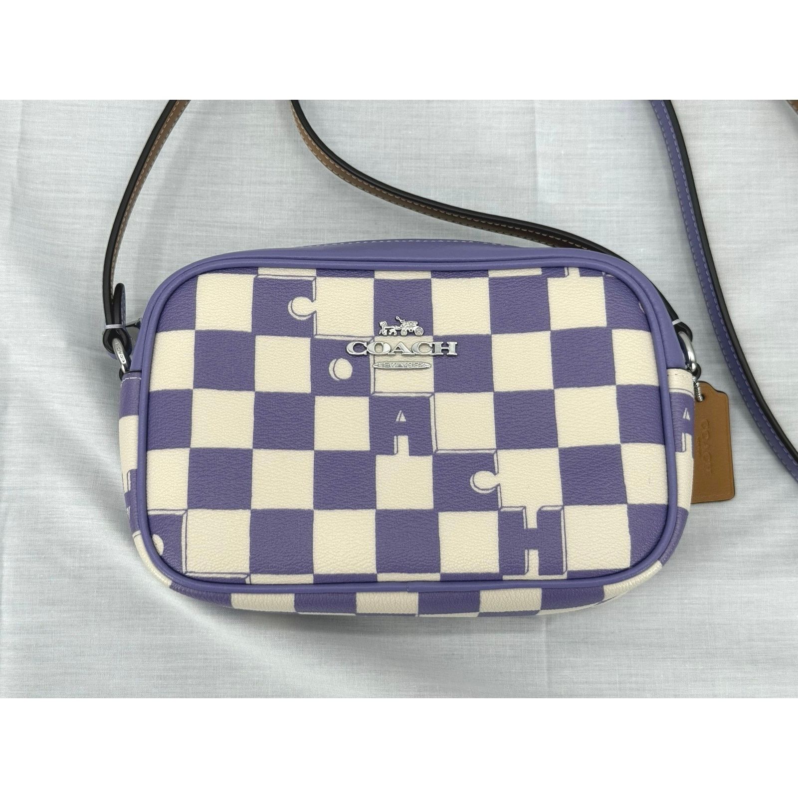 Coach Coach Outlet Mini Jamie Camera Bag Checkerboard Print Size ONE SIZE - 14 Thumbnail