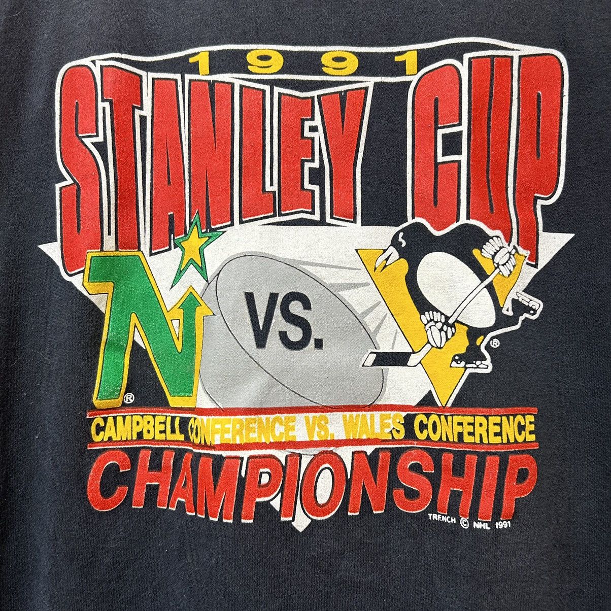 Vintage Vintage Pittsburgh Penguins North Stars Stanley Cup T Shirt Size US XL / EU 56 / 4 - 4 Thumbnail