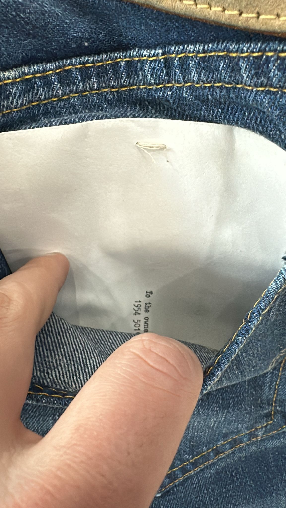 Levi's Vintage Clothing LVC Levi's Vintage Clothing 1954 501XX BigE Selvedge Jeans Size US 30 / EU 46 - 4 Thumbnail