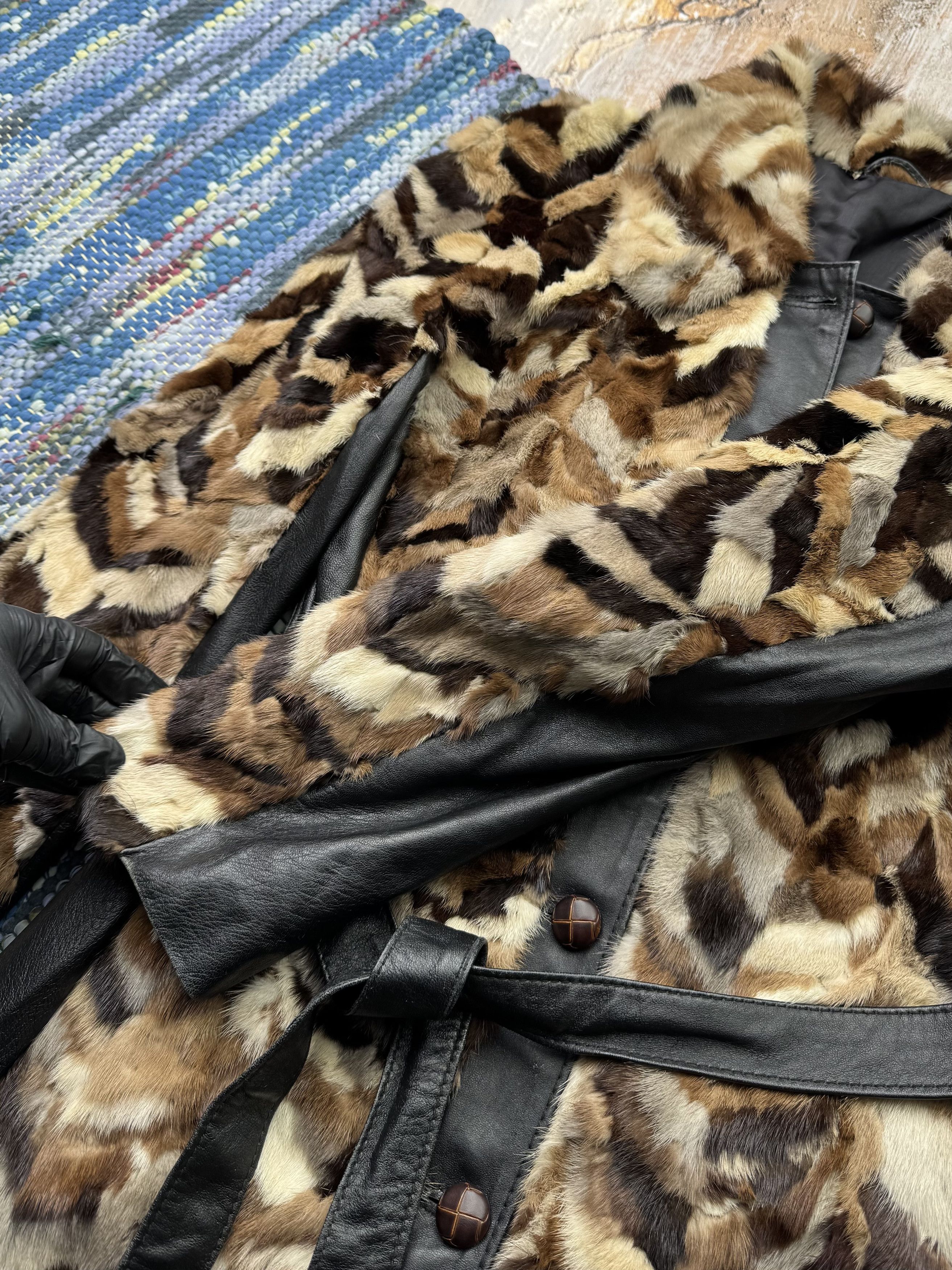Vintage Vintage Hybrid Jacket With Real Fur and Leather A601D15 Size M / US 6-8 / IT 42-44 - 5 Thumbnail