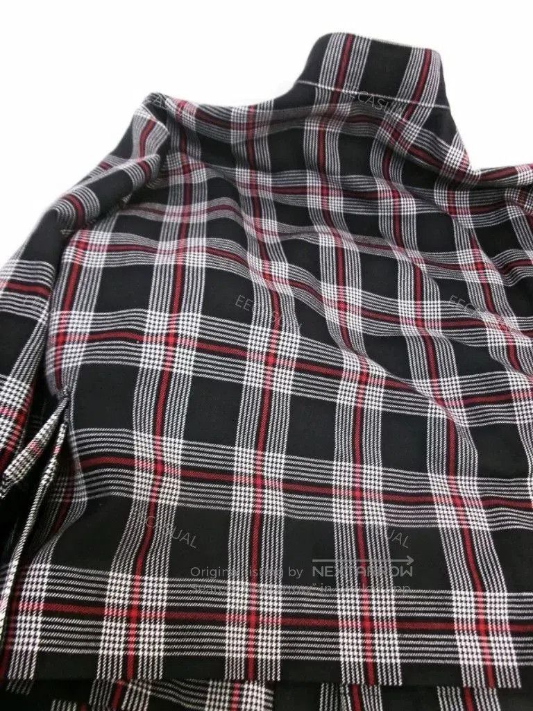 Noir Kei Ninomiya Noir Kei Ninomiya Black Plaid Jacket. Size S / US 4 / IT 40 - 6 Thumbnail