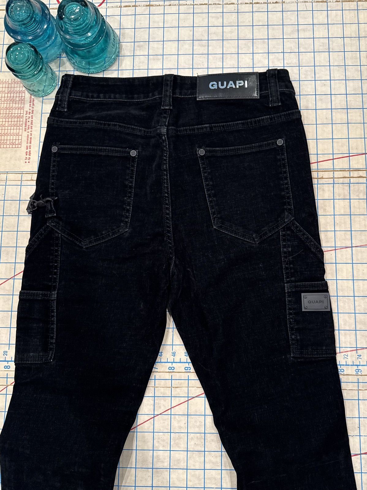GUAPI Guapi Velour Double Knee Pants Black Mens Size 30 Stacked Size US 30 / EU 46 - 14 Thumbnail