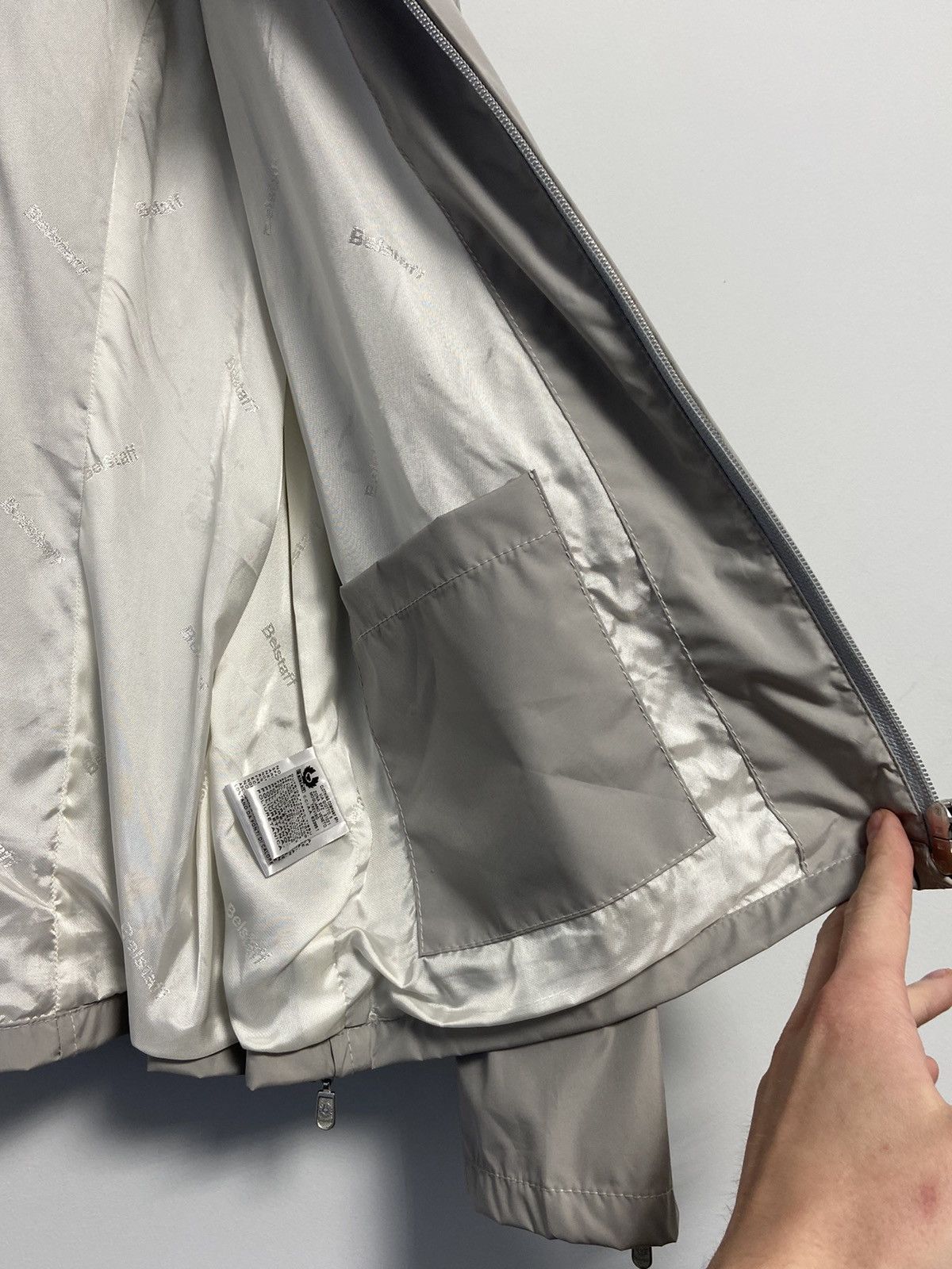 Belstaff Belstaff Silver Label Nylon Light Jacket Vintage y2k metal Size US L / EU 52-54 / 3 - 14 Thumbnail