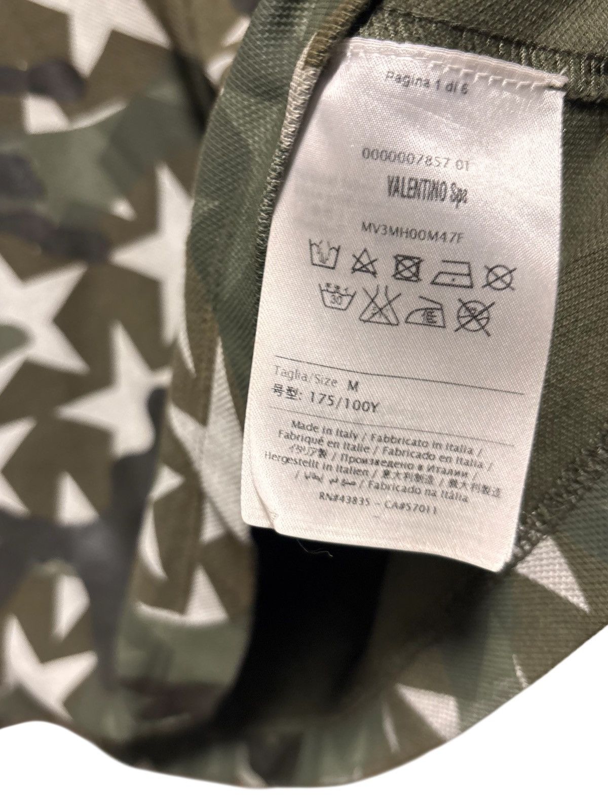 Valentino Valentino Camo Star All Over Print Polo Mens Medium Size US M / EU 48-50 / 2 - 6 Thumbnail