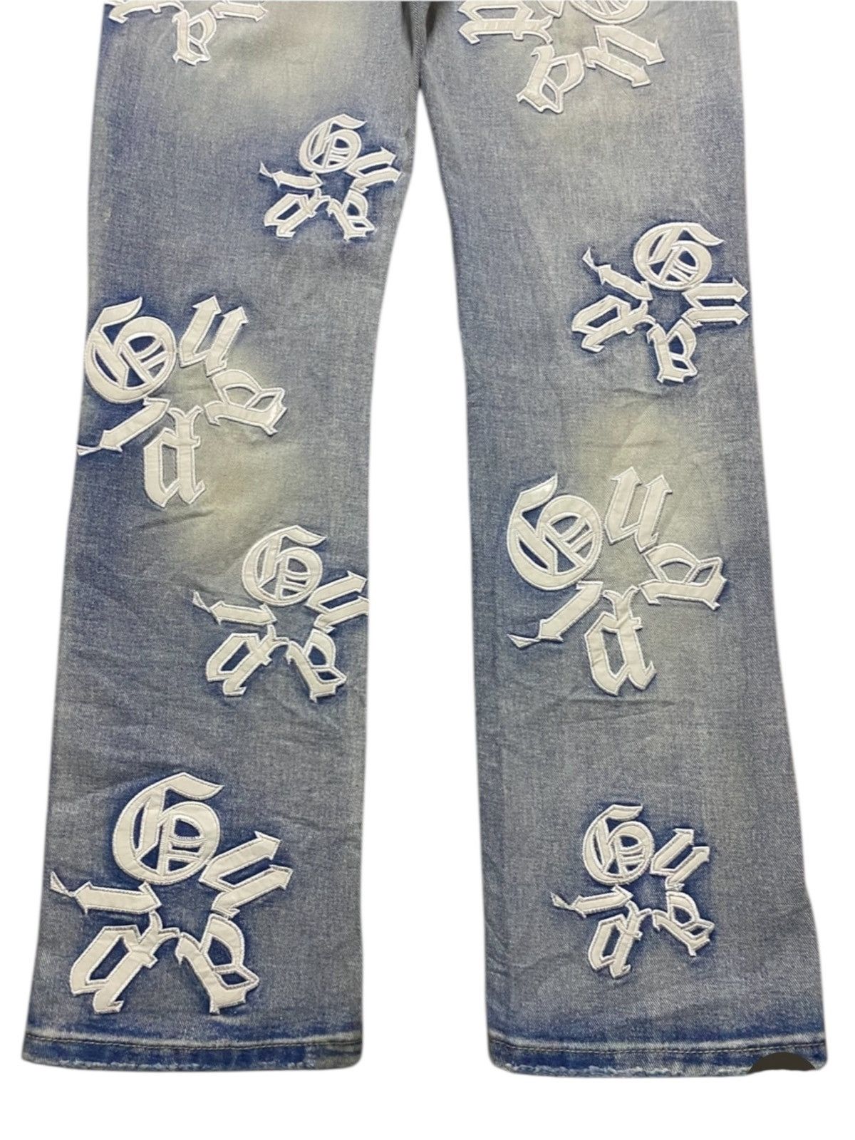 Japanese Brand Crazy Wash Japanese Brand Chrome heart Style Slim Fit Jeans Size US 30 / EU 46 - 6 Thumbnail