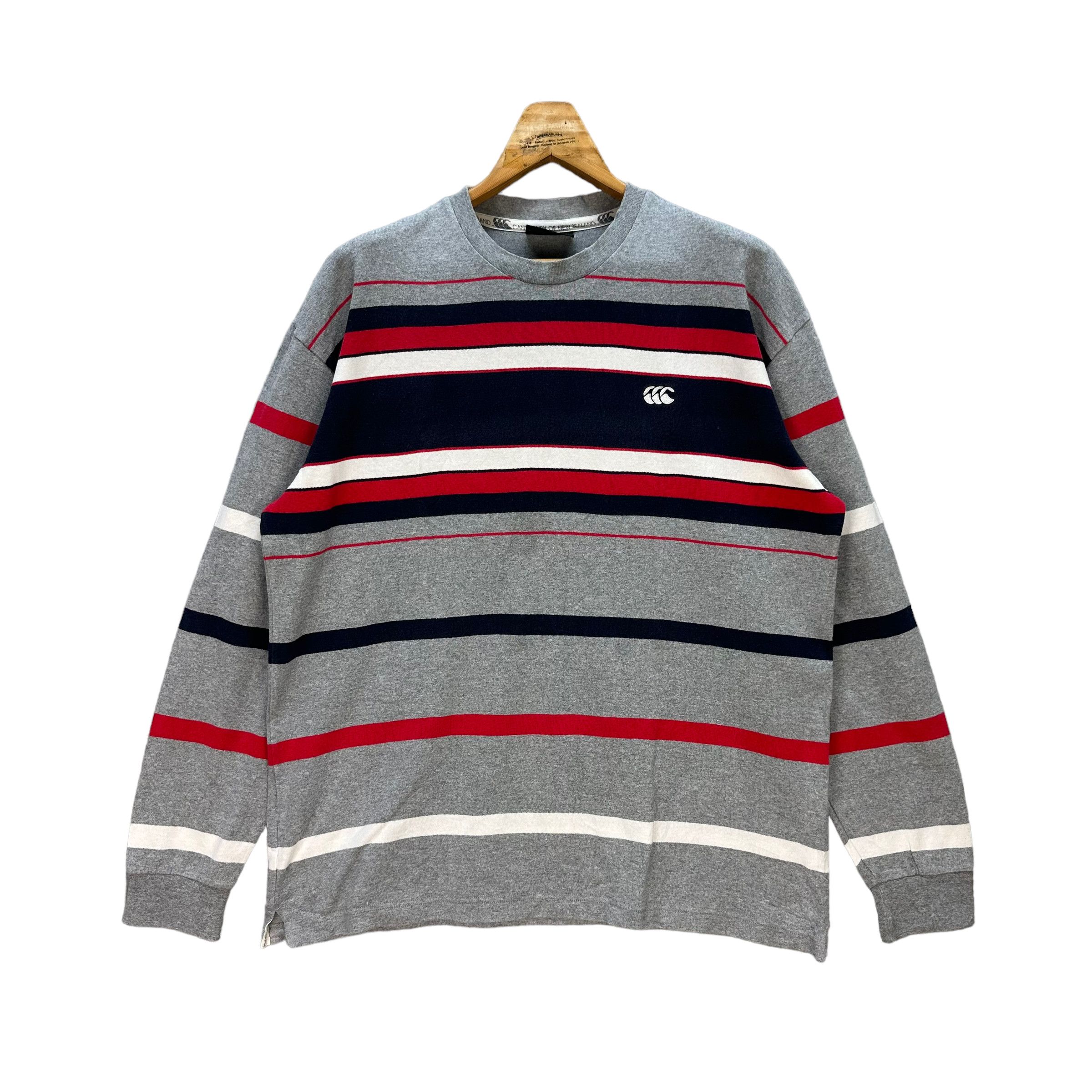 Canterbury New Zealand Striped Long Sleeve Shirt #9337-004