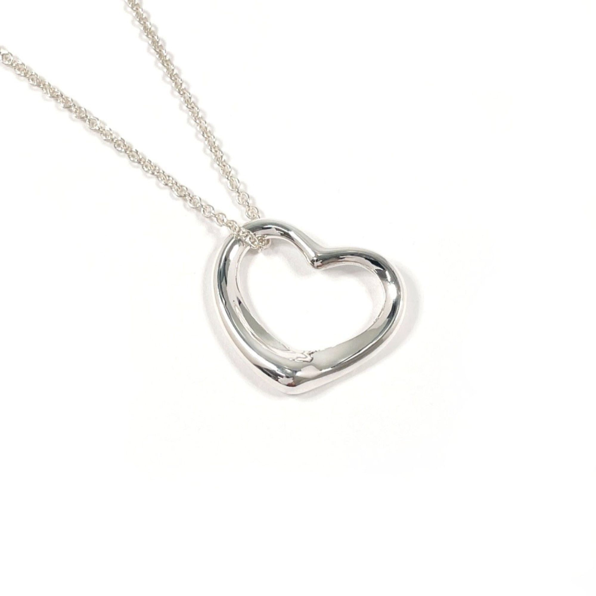 Tiffany & Co. TIFFANY&Co. Tiffany Open Heart Elsa Peretti Necklace, Sterling Silver 925, Women's Size ONE SIZE - 1 Thumbnail