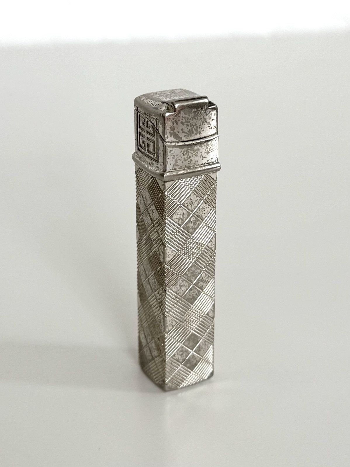 Vintage ★0% TAX★ ELEGANCE BIG LOGO DIAMOND SILVER GIVENCHY LIGHTER Size ONE SIZE - 5 Thumbnail