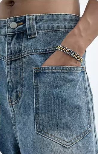 Japanese Brand × Jean Trendy men's casual straight jean Size US 28 / EU 44 - 4 Thumbnail