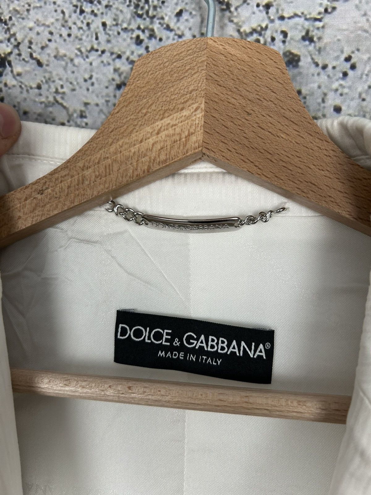 Dolce & Gabbana Vintage Dolce & Gabbana White Blazer Designer 90s Size XXL / US 16-18 / IT 52-54 - 4 Thumbnail