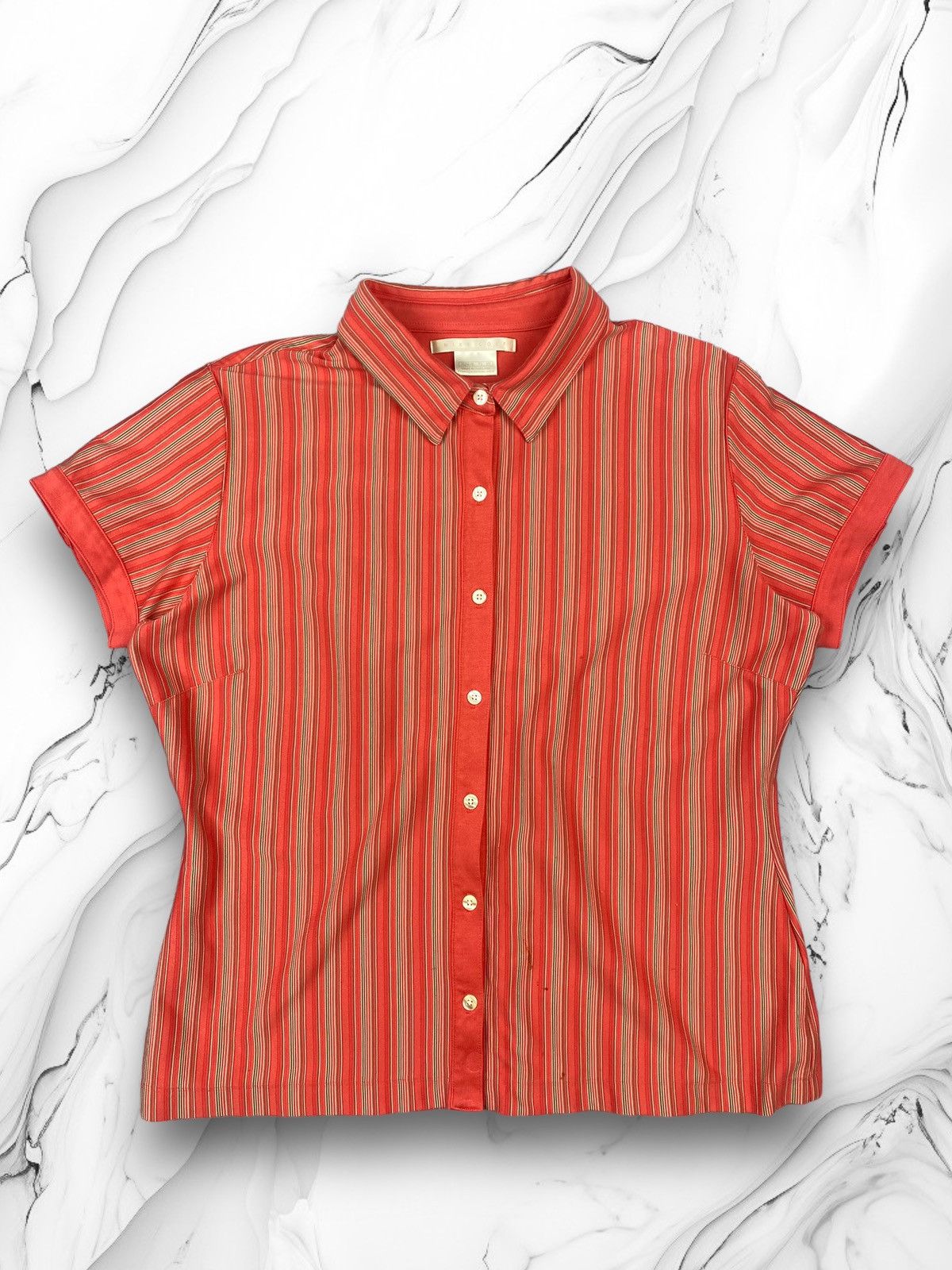 Nike Vintage Nike Golf Striped Polo T Shirt Size XL / US 12-14 / IT 48-50 - 1 Thumbnail
