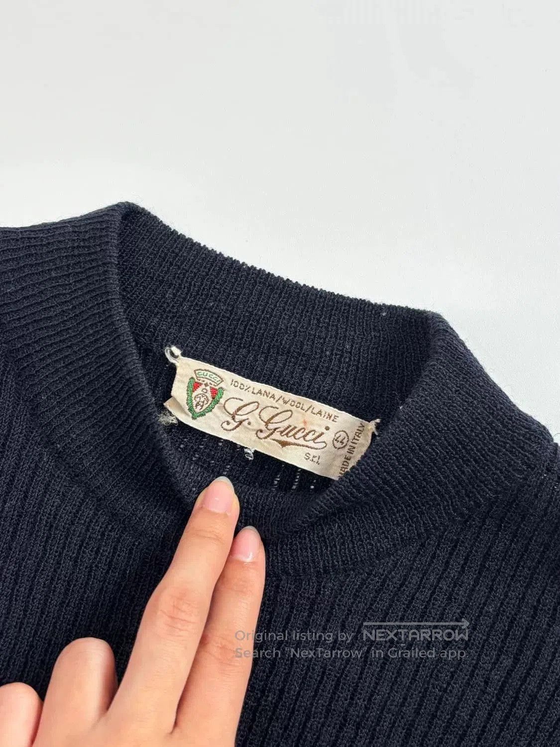 Gucci Gucci Vintage Wool Knit Sweater. Size M / US 6-8 / IT 42-44 - 6 Thumbnail