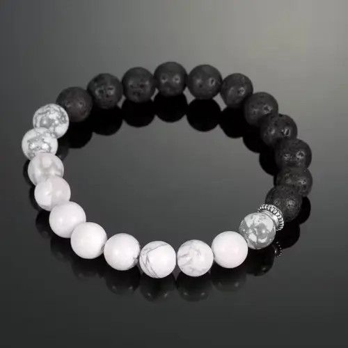 Jewelry Black n White Beaded Bracelet Size ONE SIZE - 3 Thumbnail