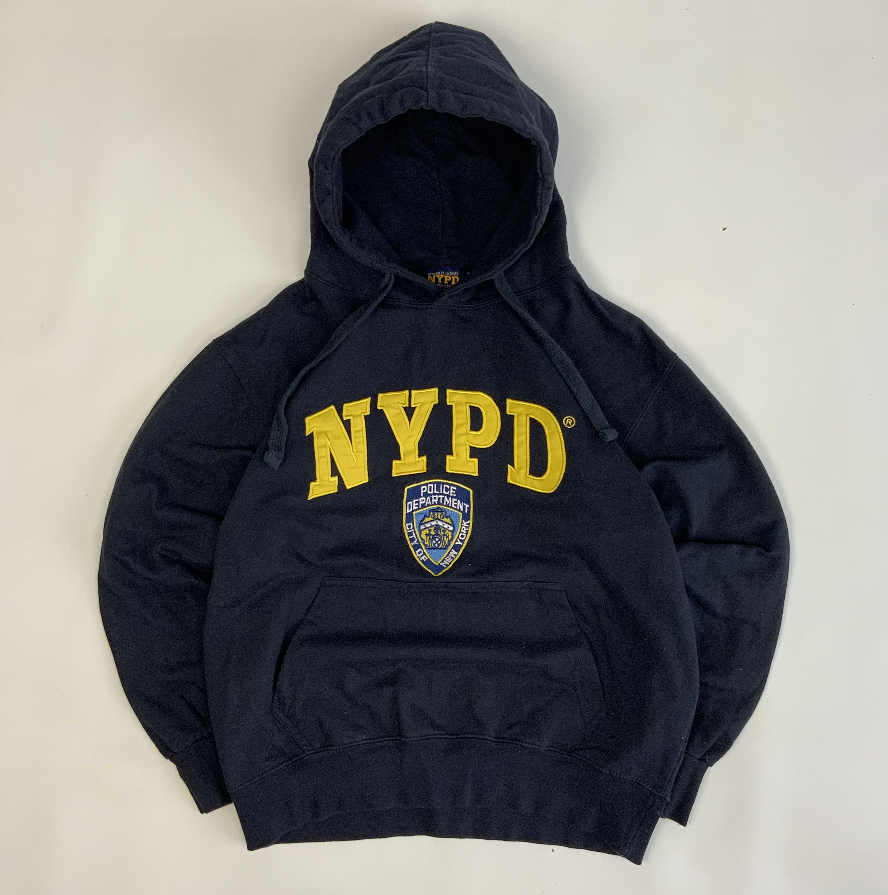 Vintage Nypd New York Police Embroidered Vintage Hoodie Baggy Grailed